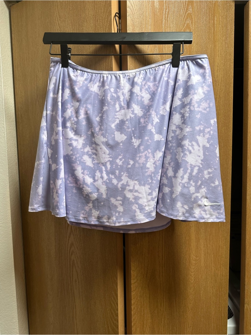 Nike Women's Victory Dri-FIT Flouncy Printed Purple Tie Dye 15" Golf Skort